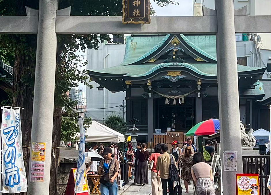 手づくりての市の様子